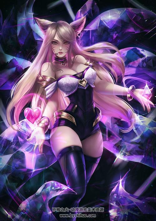 画师axsens游戏动漫角色人物原画插画美术资源图包